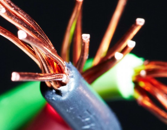 NJ electrician reviews - colorful close up of electrical wires